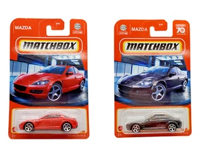 2023 & 2024 Matchbox Mazda RX-8 Red & Black Variation Set - Picture 1 of 5