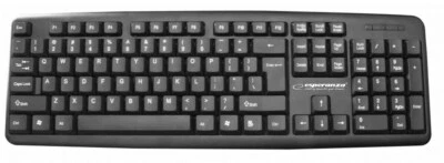 5901299941478 Esperanza EK134 keyboard USB Black Esperanza - Image 1 of 4