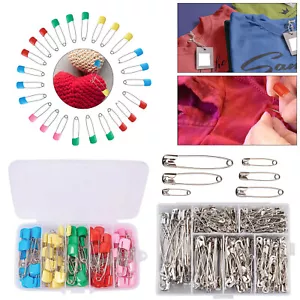 Bunt und Silber Sicherheitsnadeln für Handarbeiten Und Mode Zubehör Bekleidung - Bild 1 von 17