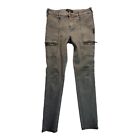 Silver Aiko Skinny Gray Cargo Style Womens Size 29x29 Grey Mid Rise 