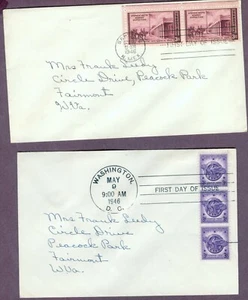 USA Lot of 2 First Day Covers WWII and Capture of Santa Fe SC 940, 944 lot004 - Picture 1 of 5