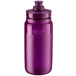 Nueva botella de agua para ciclismo Elite Fly Tex 550 ml - púrpura transparente - Imagen 1 de 1