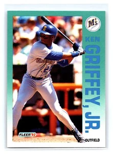 1992 Fleer #279 Ken Griffey, Jr. Seattle Mariners - Picture 1 of 2