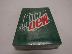 NIB SEALED MOUNTAIN DEW SODA POP DECK OF CARDS PLAYING CARDS ADVERTISING - Picture 1 of 2