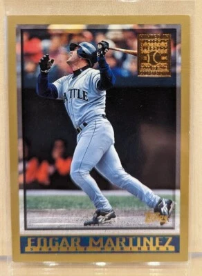1998 Topps MINTED IN COOPERSTOWN #297 Edgar Martinez HOF RARE PARALLEL - Image 1 of 2