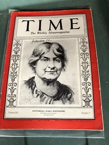 Magazine Time Educator Maria Montessori. February 3 1930. - Imagen 1 de 1