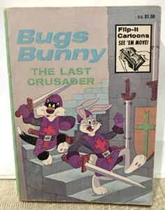 BIG LITTLE BOOK BUGS BUNNY THE LAST CRUSADER WITH FLIP IT - Picture 1 of 5