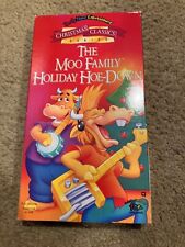 CHRISTMAS CLASSICS THE MOO FAMILY HOLIDAY HOE-DOWN VHS 1995 RARE HTF