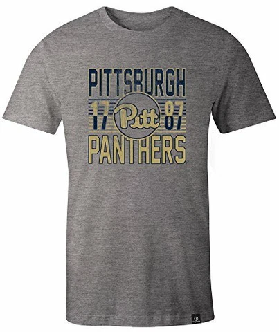 NCAA Pittsburgh Panthers Adult NCAA Retro Stacked Image One Everyday Short sl Cover