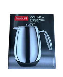 Cafetera prensa francesa Bodum 8 tazas, 34 onzas, acero inoxidable - Imagen 1 de 6