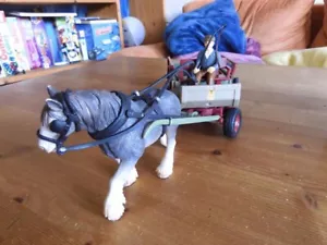 Schleich Kutsche 40190 Komplett mit Clydesdale Stute 13291 - Bild 1 von 11