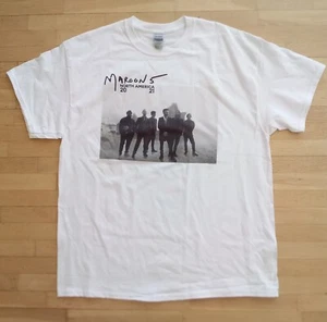 T-SHIRT CONCERTO MAROON 5 (2XL, XL) USA TOUR 2021 BIANCA 100% COTONE GILDAN NUOVA - Foto 1 di 4