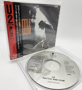 U2 Rattle And Hum Japan CD PHCR 1707 w/OBI 17tracks Island 1992 Reissue F/S - Picture 1 of 12