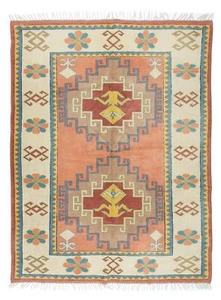 6.3x9.7 Ft Contemporary Handmade Turkish Area Rug, 100% Wool and Natural Dyes - Picture 1 of 5