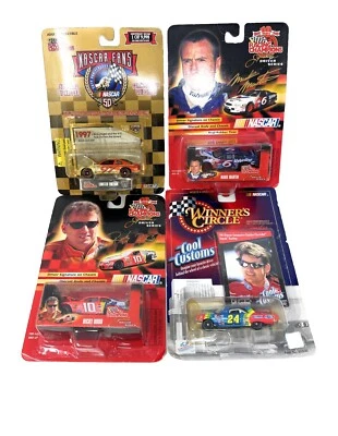 Lot Of (4) Winners Circle 1:64 Diecast, Mark Martin Jeff Gordon Ricky Rudd - Image 1 of 4
