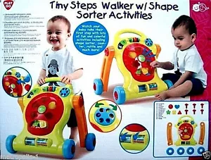 PLAYGO BABY & KLEINKIND, WINZIGE SCHRITTE 2 IN 1 AKTIVITÄT WALKER & SPIELSET, KINDER 1+, NEU - Bild 1 von 8