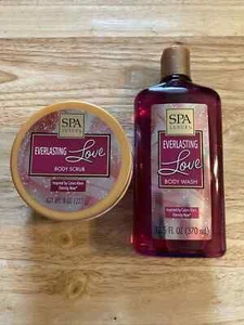 SPA Luxury Everlasting Love Scrub corpo: 8 oz/227 g & lavaggio corpo 12,5 fl oz/370 ml nuovo - Foto 1 di 1