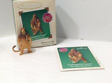 NEW!!  2003 “Cowardly Lion” Hallmark Mini Ornament  Wizard of Oz 