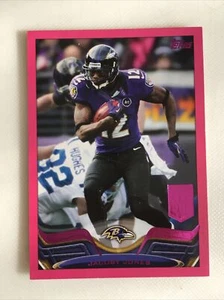 Jacoby Jones - 2013 TOPPS #385 Pink BCA SP/399 - Baltimore RAVENS - Picture 1 of 6