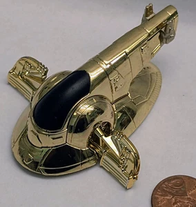 Star Wars.Hot Wheels.BOBA FETT.Slave 1.one.Gold Exclusive Starship.diecast - Picture 1 of 4