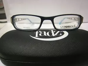VICTORIOUS EYEGLASS FRAME SPOTLIGHT Style in BLUE 46-16-125 AUTHENTIC - Imagen 1 de 4