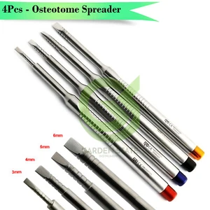 4er Set Implantat Zahnknochenspreader Ridge Splitting Meißel chirurgische Osteotome - Bild 1 von 5