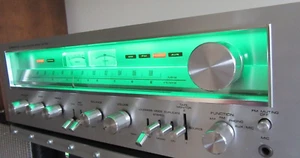 5 GREEN 8V Fuse Style 29mm LED Lamp Bulb Marantz Sansui Pioneer Kenwood - Picture 1 of 3