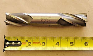 1" X 1" HANITA Y-80 1195 HSS DOUBLE END MILL , 4 FLUTE 6" OAL - Picture 1 of 10