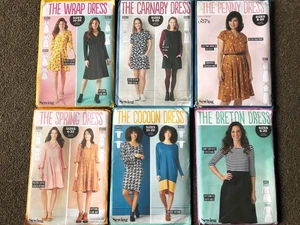 Simply Sewing patterns x 6 unused patterns Dresses New - Picture 1 of 7