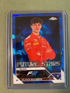 2023 Topps Cromo Zafiro Oliver Bearman Future Stars F2 Prema Racing 71 - Imagen 1 de 2