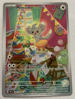 Minccino 182/162 SV05: Temporal Forces Holo - Image 1 of 2