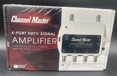NEW Channel Master Ultra Mini 4 TV Antenna Amplifier~TV Antenna Signal Booster - Image 1 of 4