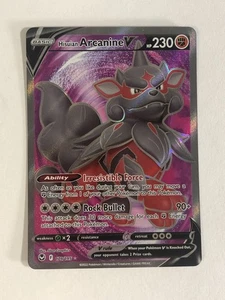 Pokemon TCG Silver Tempest Full Art Hisuian Arcanine V 179/195 Near Mint - Picture 1 of 3
