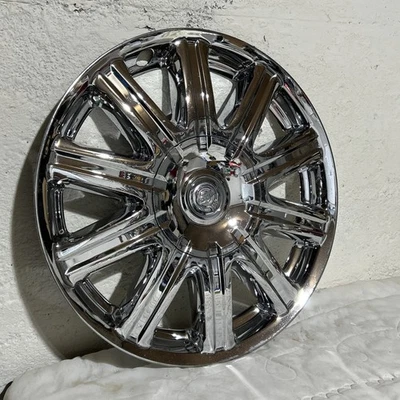 Chrysler Pacifica 2007-2008 17” OEM cromo cubierta de cubierta de rueda tapacubos cara Foto 1 de 4