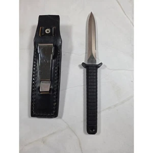 Coltello da stivale vintage Parker Cut Co 7 1/4 punta lancia con manico in metallo Giappone - Foto 1 di 4