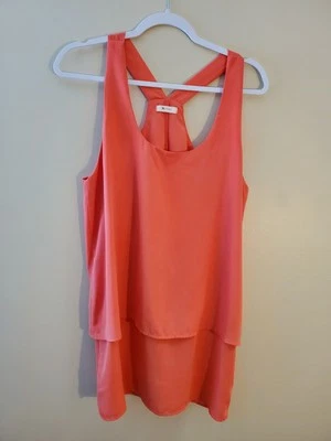 Regata EVERLY BY ANTHROPOLOGIE Coral Camadas Tamanho Médio - Imagem 1 de 4