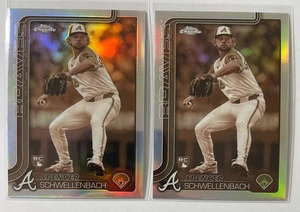 2 2025 Topps Chrome Spencer Schwellenbach rifrattore seppia radiocomandato - Foto 1 di 2