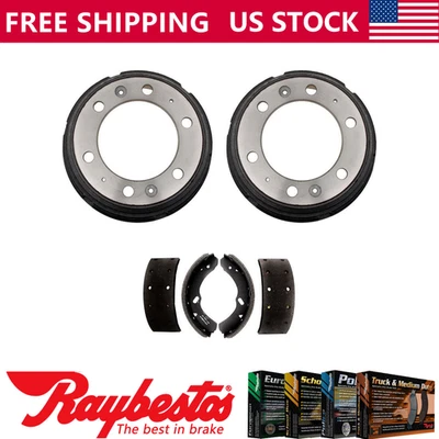 Kit de tambores de freno traseros y zapatas de freno para Chevrolet W3500 Tiltmaster 2002-2005 Foto 1 de 4