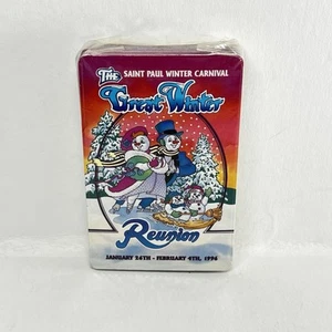 Vtg 1996 Saint Paul Winter Carnival Reunion Deck Of Playing Cards Sealed Minn Mn - Picture 1 of 5