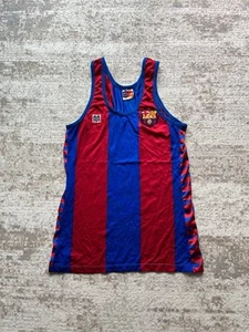 Meyba x F.C. Barcelona Sz M Top Tank 1980s Rare Football - Picture 1 of 11