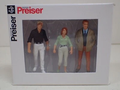 Preiser Passanten Mann Frau Reisende Fahrgast 63069 Spur 1 OVP 1:32  3 Fig - Bild 1 von 2