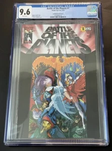 Battle of the Planets #1 (2002) CGC 9.6 J Scott Campbell variante immagine/mucca superiore - Foto 1 di 4