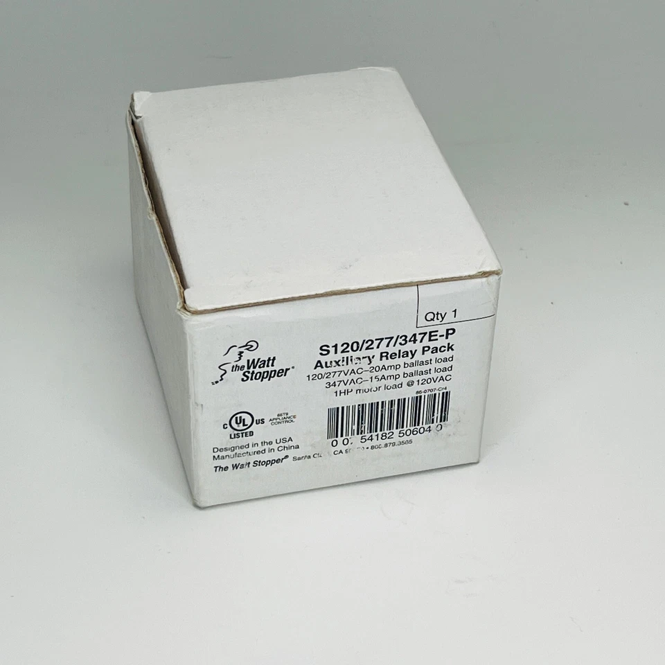 WattStopper Legrand S120/277/347E-P Auxiliary Relay Pack - NEW - Image 1 of 2