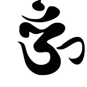 Aum Symbol Vinyl Aufkleber - Bild 1 von 1
