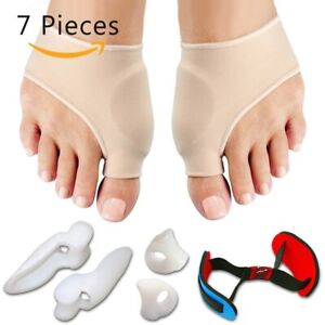 7 Pieces/Set Align Toe Splint Orthotic Pain Relief Foot Care Tool