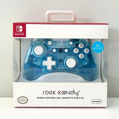 Brand New! PDP Rock Candy Wired Nintendo Switch Controller Blue Merang NIB - Image 1 of 4