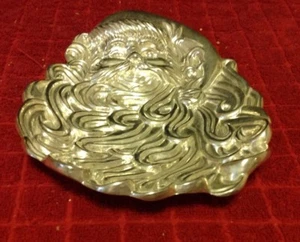 Christmas International Silver Plate Co Santa Claus Candy Soap Trinket Dish 1995 - Picture 1 of 7
