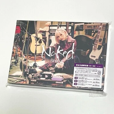 ReoNa Naked First Limited Edition CD Blu-ray Photobook Sleeve Case Japan Foto 1 de 4