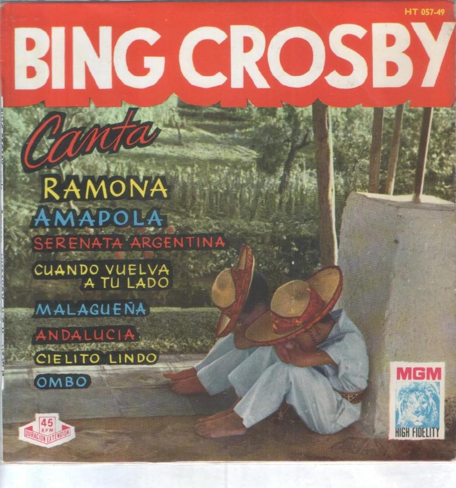 BING CROSBY EP Spain 1961 Ramona +7 - Image 1 of 1