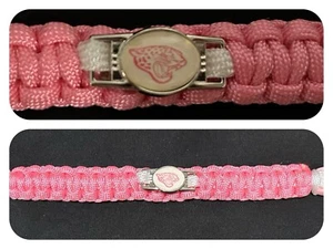 Jacksonville Jaguars (Pink) Inspired Paracord/Survival Bracelet - Picture 1 of 1
